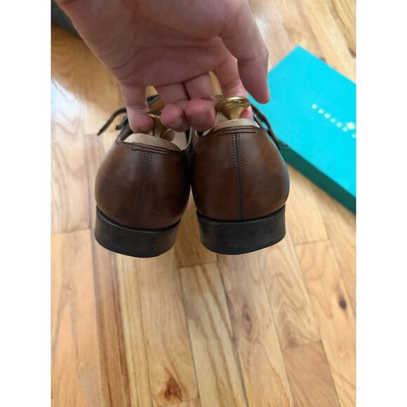 Edward Green WESTMINSTER UK8.5 US 9. Dark Oak Antique Double Monk w/Lasted Trees main image 6